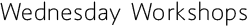 Public Workshops